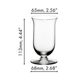 Riedel Vinum Single Malt Whiskey Crystal Glasses 2-Pack with $6 Credit, Clear