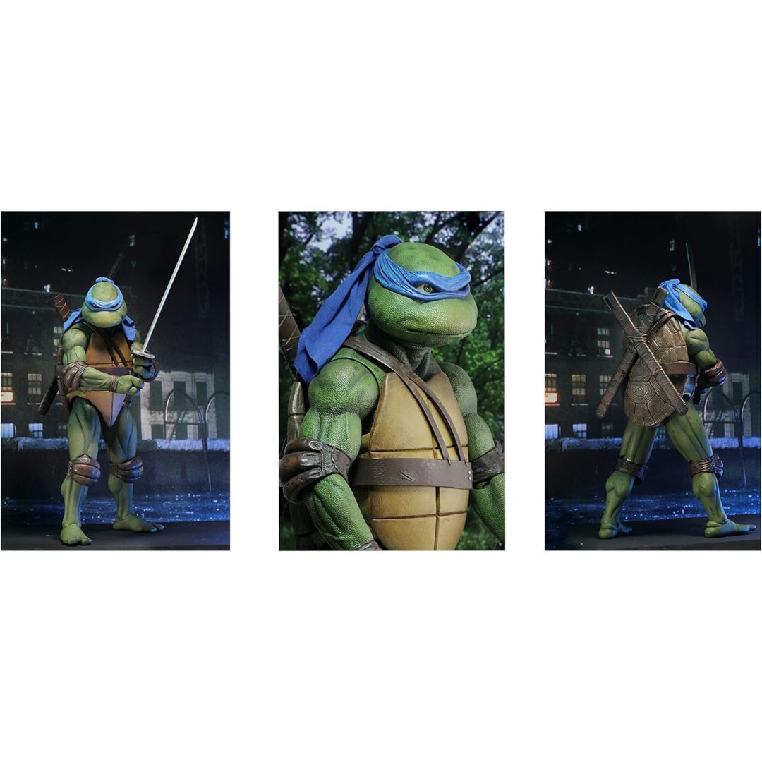Neca Teenage Mutant Ninja Turtles 1990 Movie 16.5-Inch Leonardo Action Figure with Katana