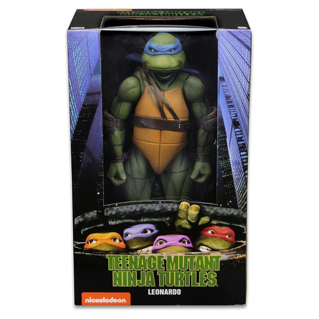 Neca Teenage Mutant Ninja Turtles 1990 Movie 16.5-Inch Leonardo Action Figure with Katana