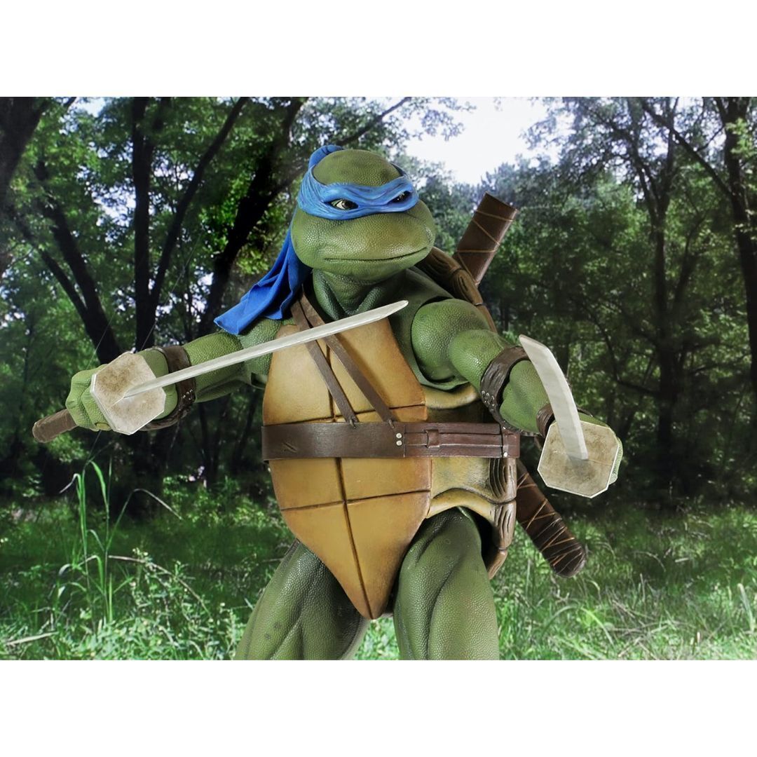 Neca Teenage Mutant Ninja Turtles 1990 Movie 16.5-Inch Leonardo Action Figure with Katana