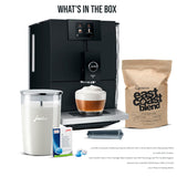 Jura ENA 8 Automatic Espresso Machine Full Metropolitan Black Bundle