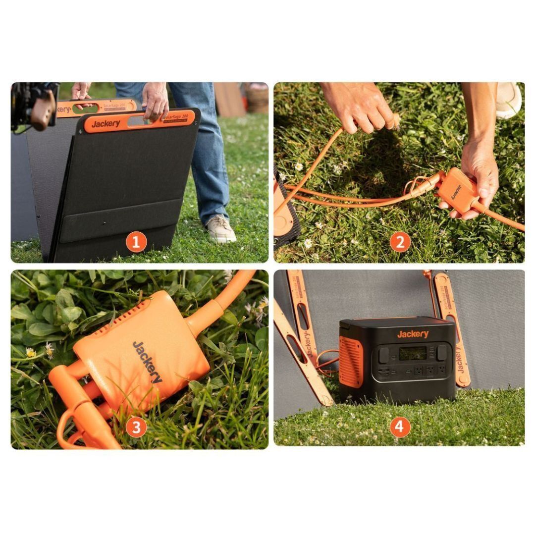 Jackery - SolarSaga 200W Solar Panel (Updated)