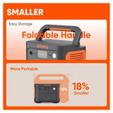 Jackery - Explorer 1000 V2 Portable Power Station with SolarSaga Panel 100
