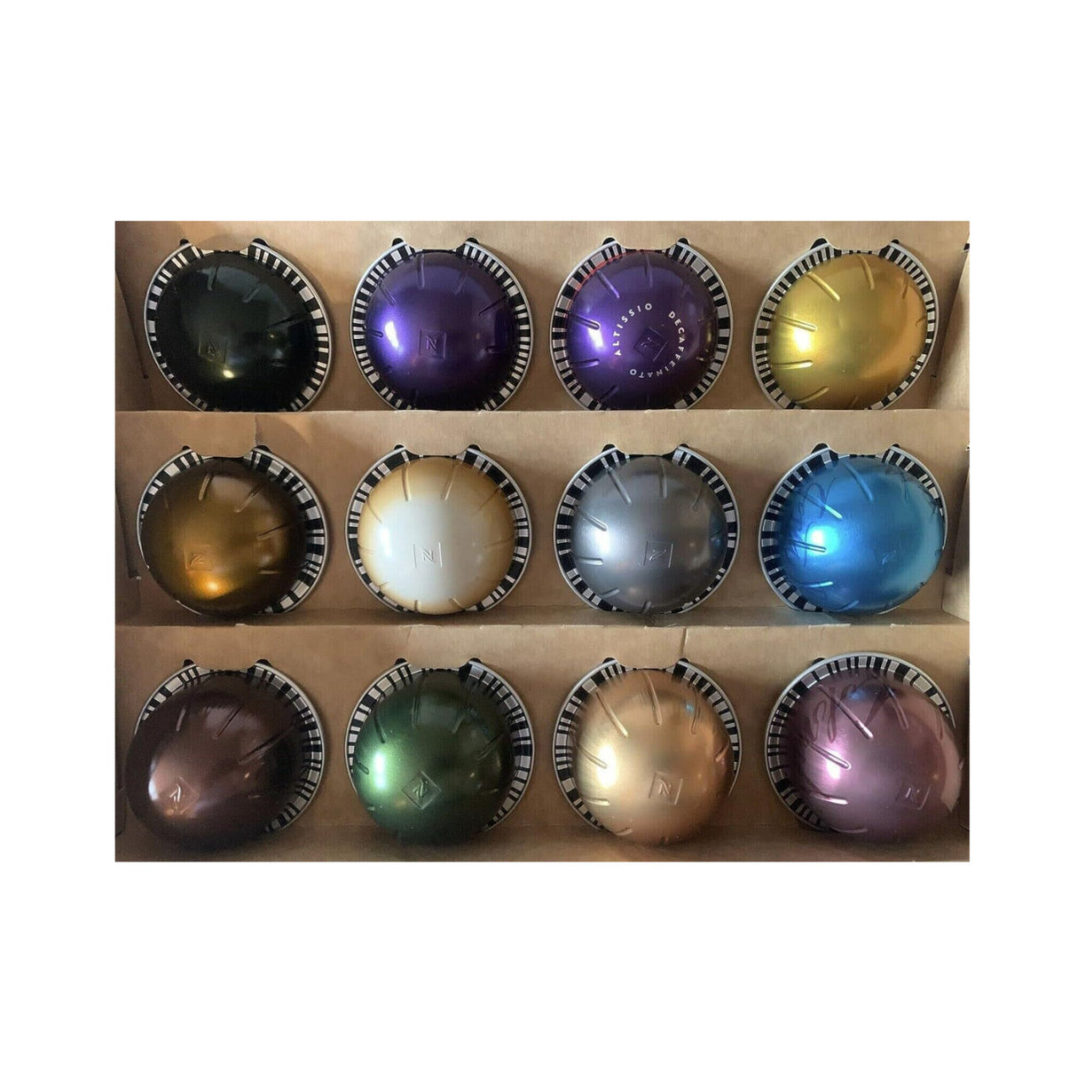 Nespresso Vertuoline Deluxe Coffee and Espresso Starter Sampler (12-Capsules)