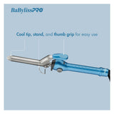 BaBylissPRO Nano Titanium 1 1/4-Inch Spring Curling Iron for Larger, Looser Curls, and Waves