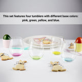 Riedel O Wine Tumbler Happy O (8-Pack) with Polishing Cloth and Wine Aerator