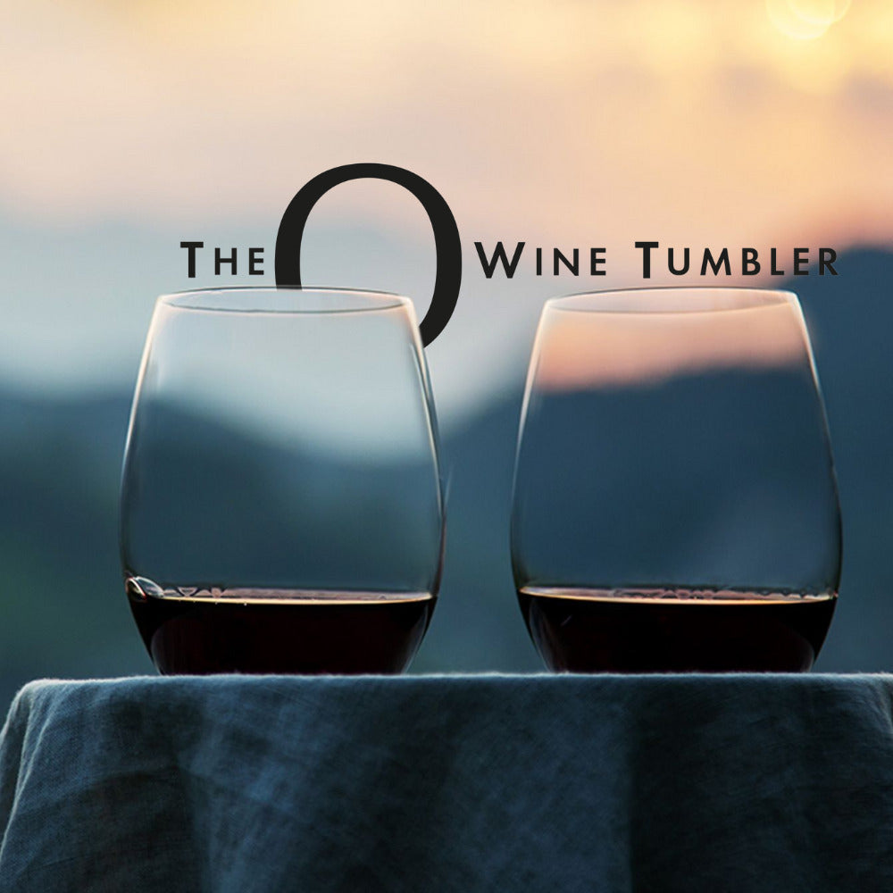 Riedel O Wine Tumbler Happy O (8-Pack) with Polishing Cloth and Wine Aerator