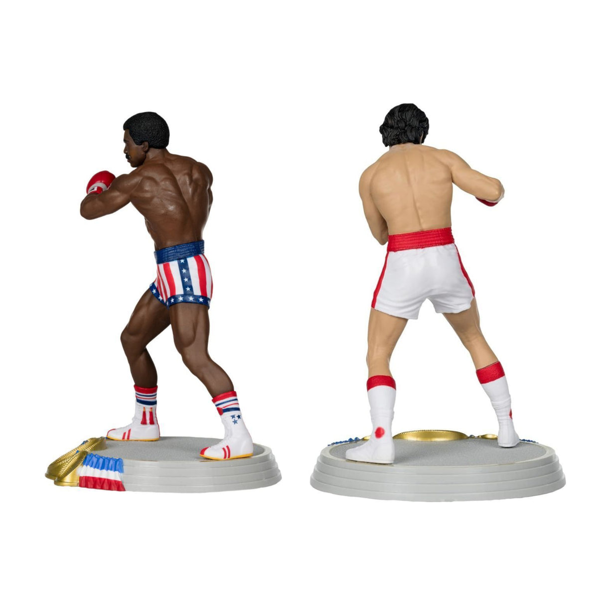 McFarlane Toys Movie Maniacs Rocky Balboa 6 Inch Posed Action Figure Bundle