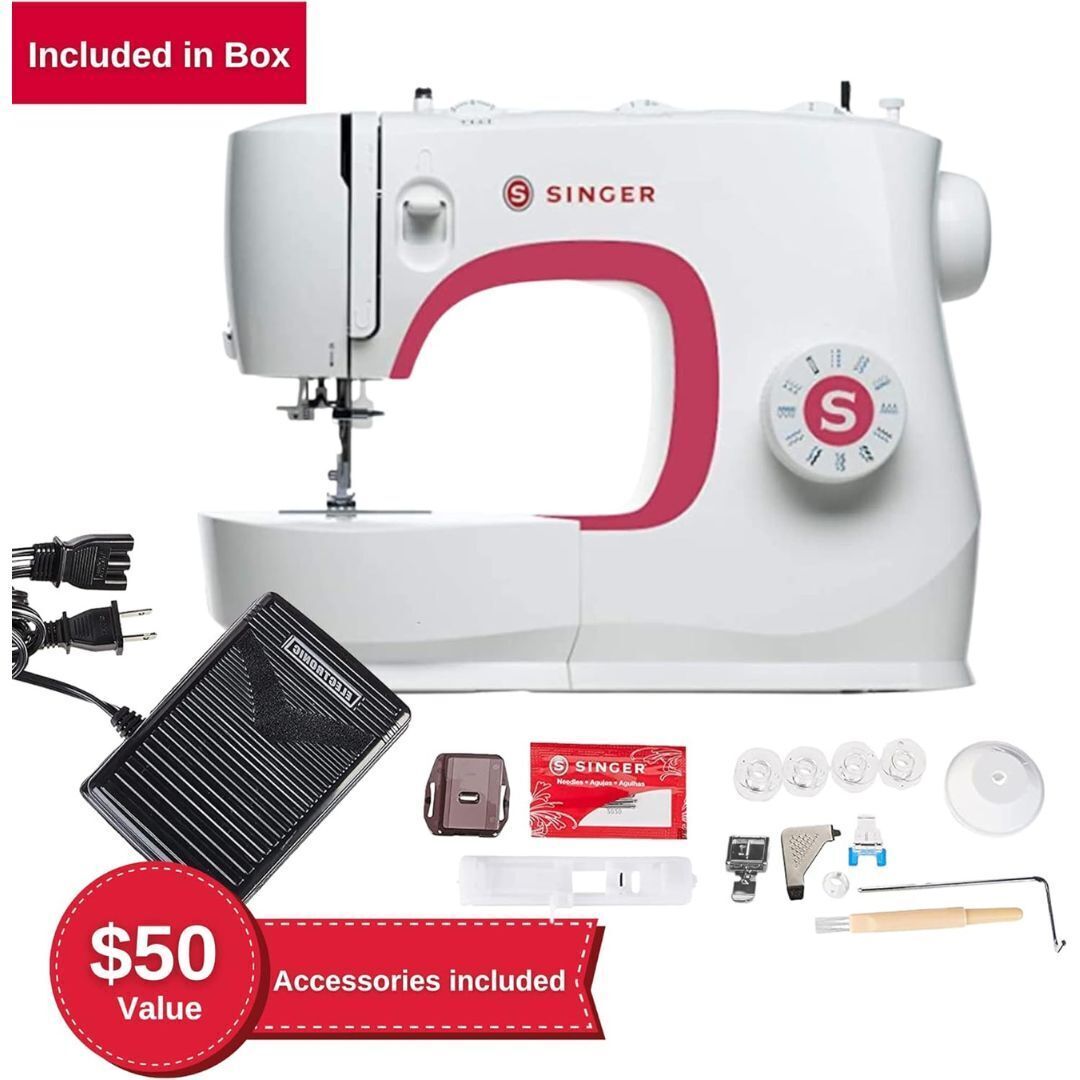 SINGER MX231 Lightweight & Portable Sewing Machine with Accessory Kit