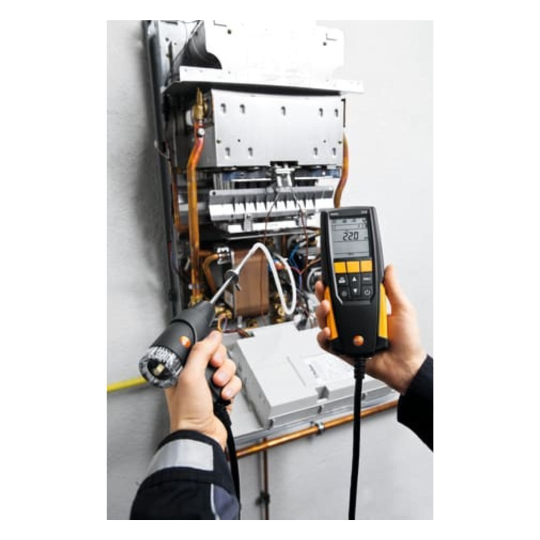 testo 310 I Residential Combustion Analyzer Kit I Flue Gas Detector Set