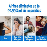 AIRFREE T800 Filterless Air Purifier - Quiet and Portable, Eliminate Dust