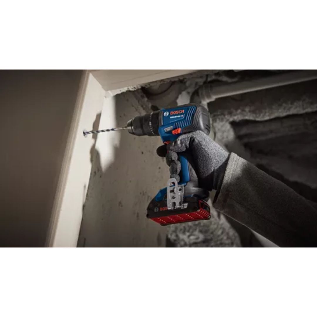 BOSCH GXL18V-240B22 18V 2-Tool Combo Kit with 1/2 In. Hammer Drill/Driver