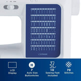 Brother CS7000X Computerized Sewing and Quilting Machine (White)