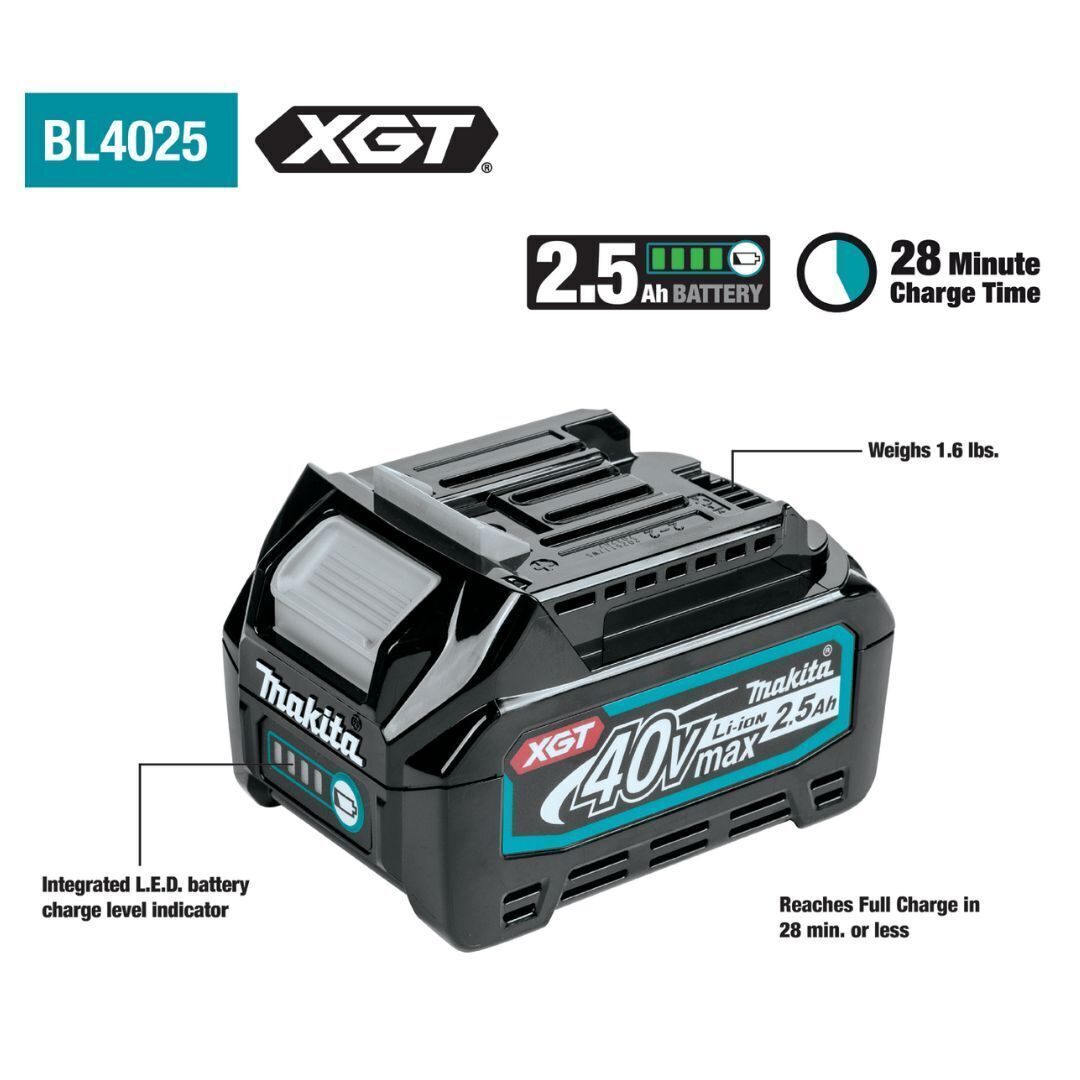 Makita GT401M1D1 Xgt 40V Max Combo Kit 4Pc