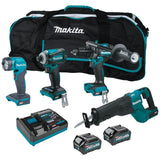 Makita GT401M1D1 Xgt 40V Max Combo Kit 4Pc