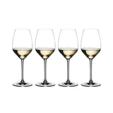 Riedel Extreme Riesling Wine Glass (Set of 8, Clear) with Polishing Cloth Bundle