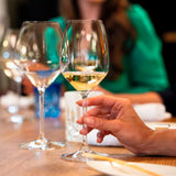 Riedel Extreme Riesling Wine Glass (Set of 8, Clear) with Polishing Cloth Bundle