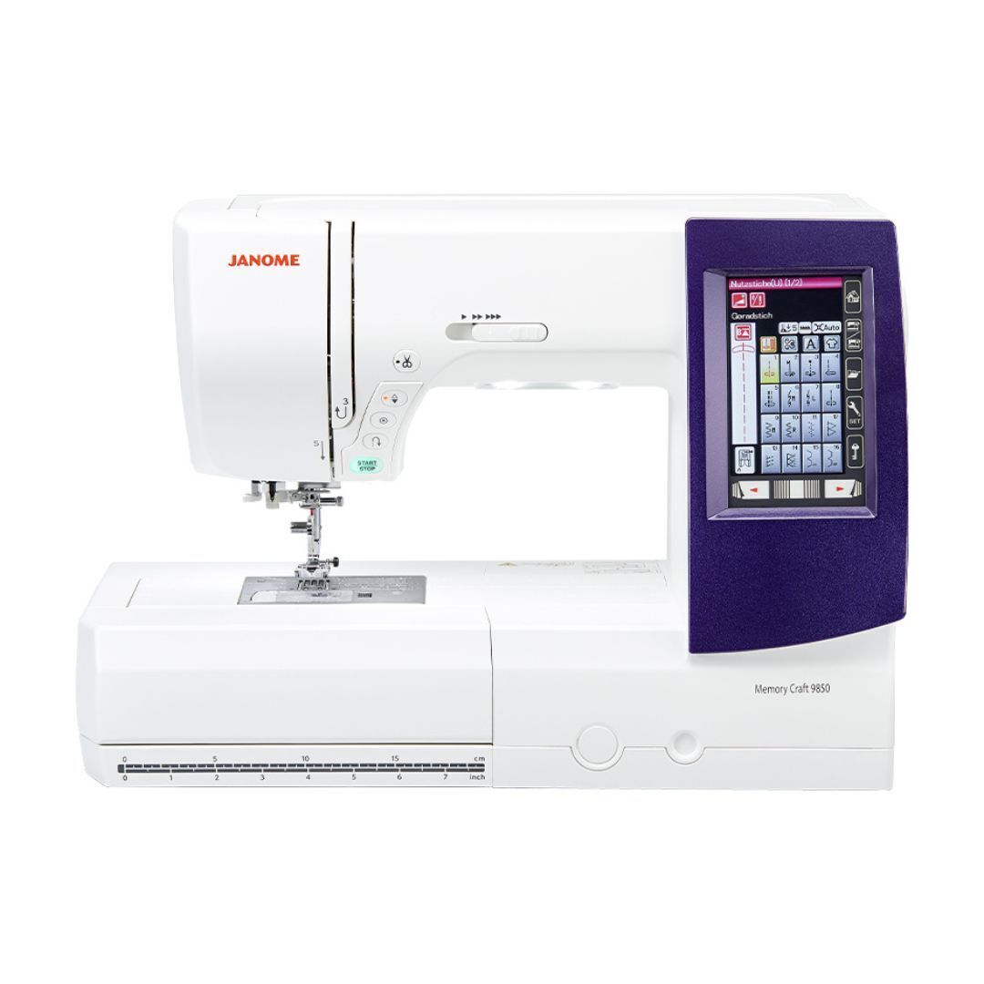 Janome Horizon Memory Craft 9850 Embroidery and Sewing Machine