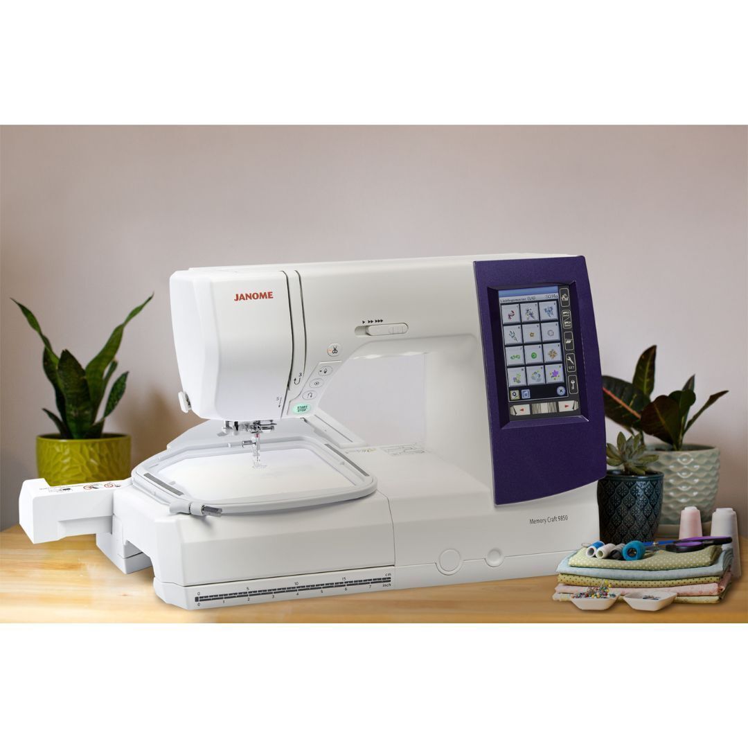 Janome Horizon Memory Craft 9850 Embroidery and Sewing Machine