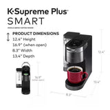Keurig K-Supreme Plus SMART Coffee Maker, Single Serve K-Cup Pod Coffee Brewer