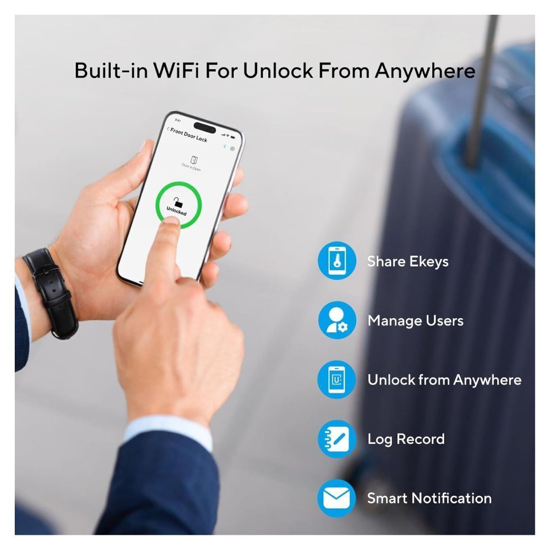 ULTRALOQ U-Bolt-WiFi (Silver Color)