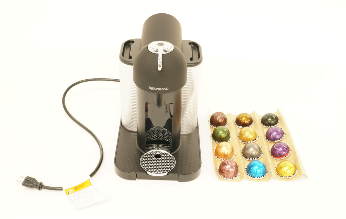 Nespresso VertuoLine Coffee and Espresso Maker, Matte Black (Used)