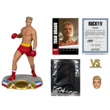McFarlane Toys Rocky IV Movie Boxer Rocky Balboa 6 Inch Posed Figure Bundle