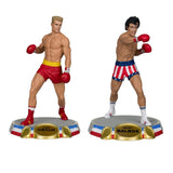 McFarlane Toys Rocky IV Movie Boxer Rocky Balboa 6 Inch Posed Figure Bundle