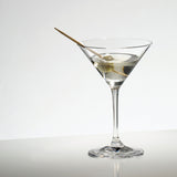 Riedel Vinum Martini Glass (6-Pack) with Microfiber Polishing Cloth
