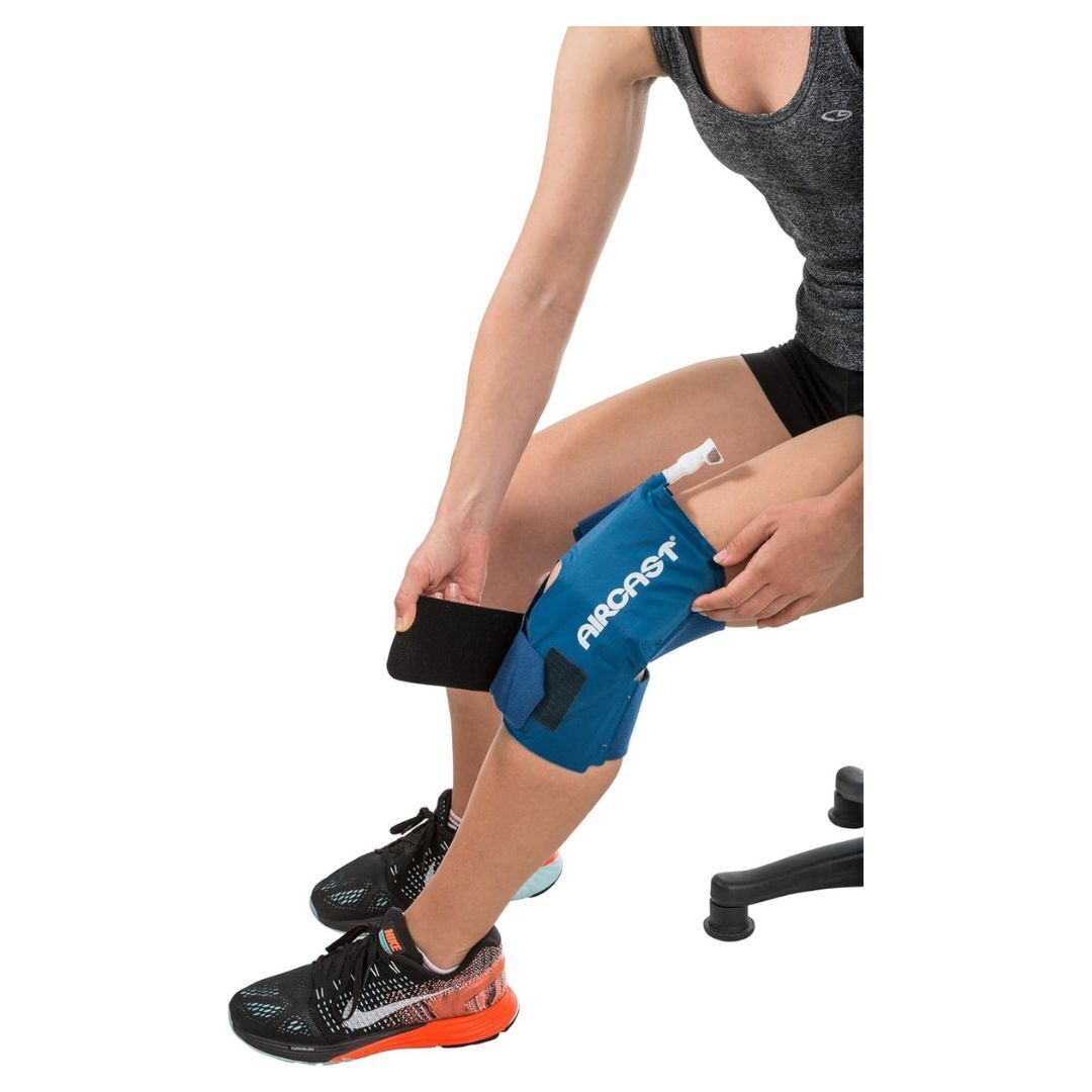 Aircast Cold Therapy Universal Fit Knee Cryo and Cuff with Gravity-Fed Cooler