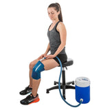 Aircast Cold Therapy Universal Fit Knee Cryo and Cuff with Gravity-Fed Cooler