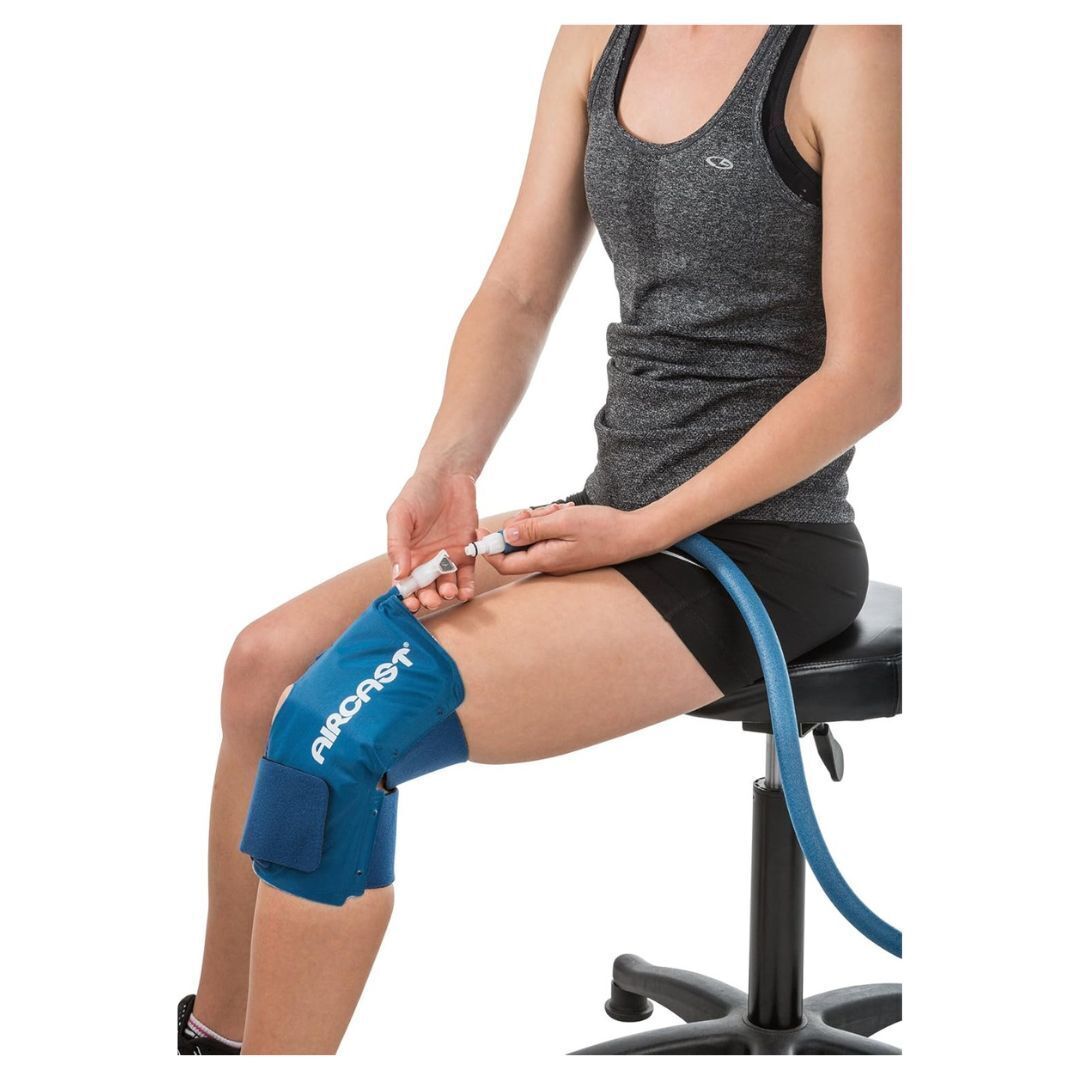 Aircast Cold Therapy Universal Fit Knee Cryo and Cuff with Gravity-Fed Cooler