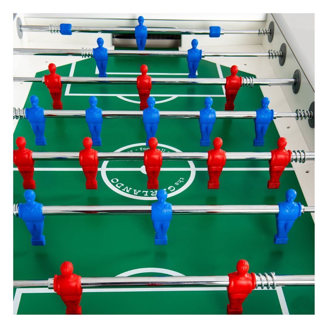 Garlando - G-500 Weatherproof Indoor & Outdoor Premium Foosball Table (White)