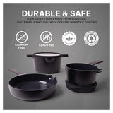 5 in 1 set - Size 8.7' - Black