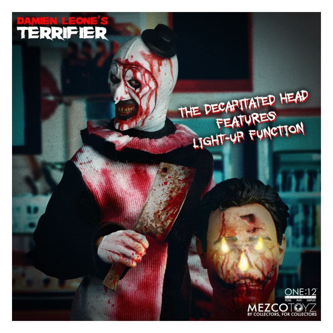 Mezco Toyz- Terrifier Art the Clown Deluxe One:12 Collective Action Figure