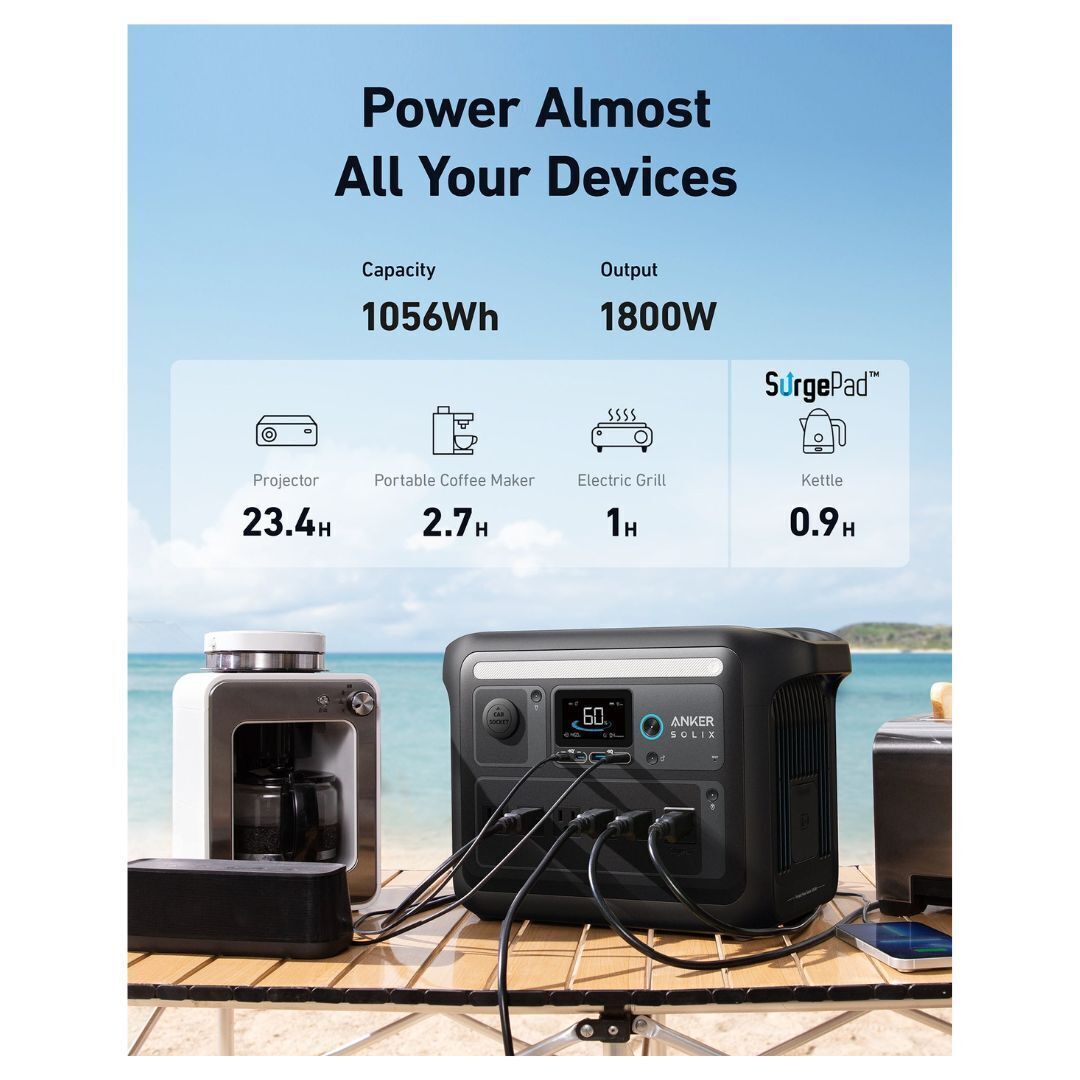 Anker SOLIX C1000X Portable Power Station