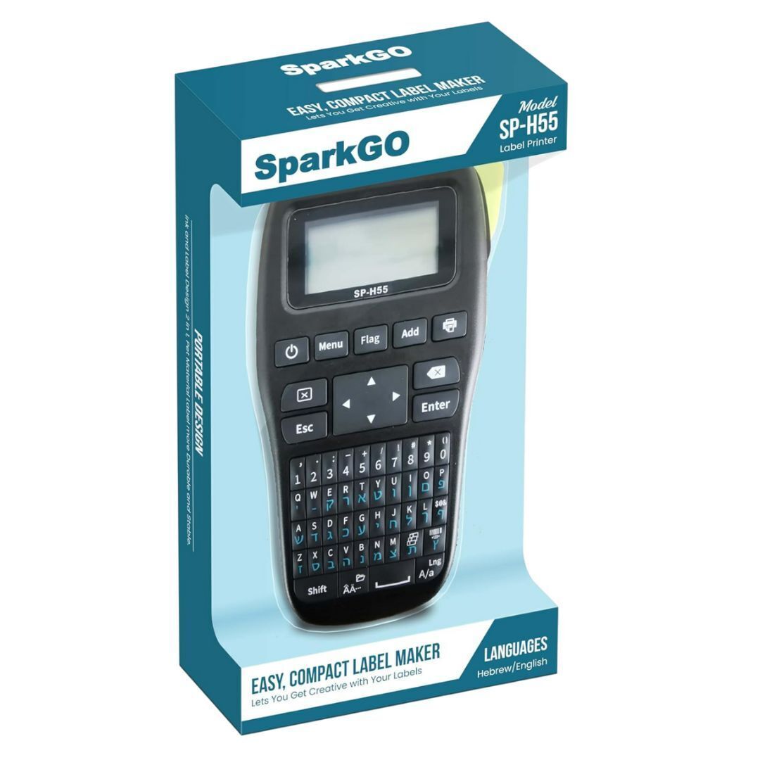 SparkGo SP-H55 Hebrew & English Label Maker
