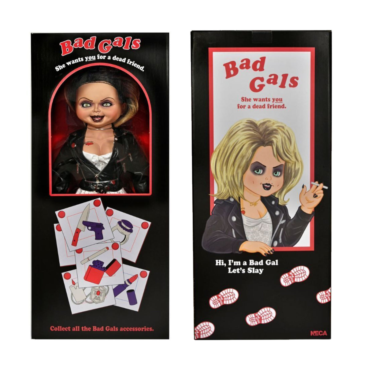 NECA - Child's Play Bride of Chucky Life-Size (Chucky and Tiffany) Bundle