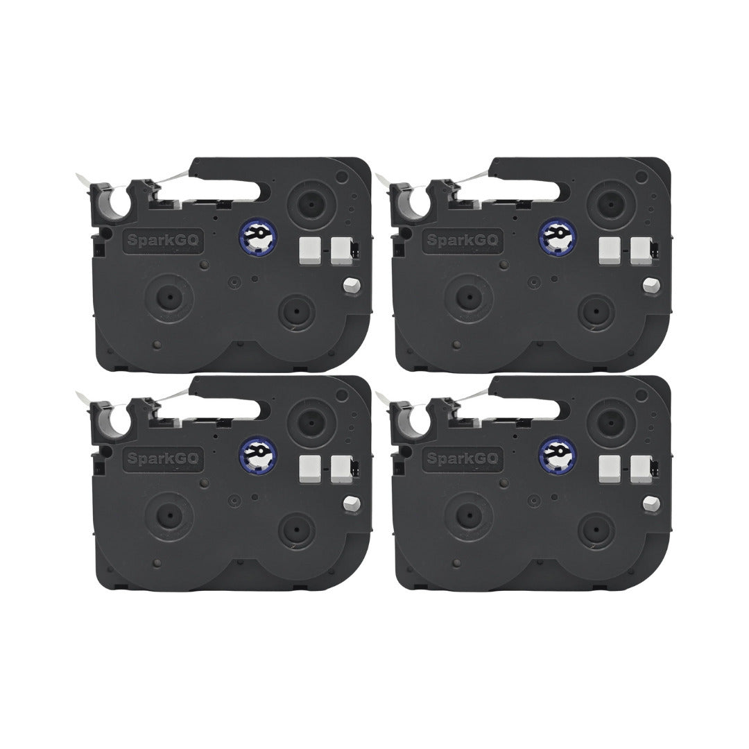 SparkGo Non-Laminated Label Tape T-A221E 4 Pack