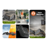 Jackery SolarSaga 500 X 500W Portable Design IP68 Rated Waterproof Solar Panel