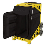 ZUCA Stealth Insert Bag and Yellow Frame with Flashing Wheels