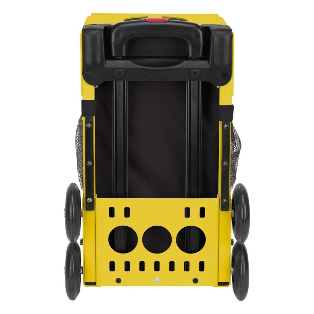 ZUCA Stealth Insert Bag and Yellow Frame with Flashing Wheels