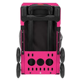 ZUCA Stealth Insert Bag and Neon Pink Frame with Flashing Wheels