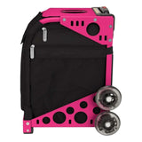 ZUCA Stealth Insert Bag and Neon Pink Frame with Flashing Wheels