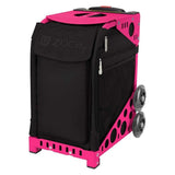 ZUCA Stealth Insert Bag and Neon Pink Frame with Flashing Wheels
