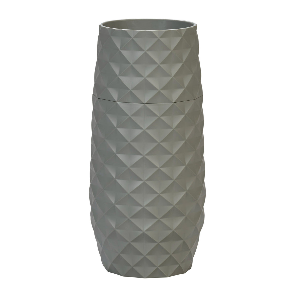 Amaranth 10-Inch Floral Care Impact Resistant Smarter Vase (Cool Gray Diamond) (Open Box)