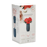 Amaranth 10-Inch Floral Care Impact Resistant Smarter Vase (Cool Gray Diamond)