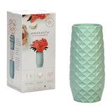 Amaranth 10-Inch Floral Care Impact Resistant Smarter Vase (Teal)