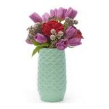 Amaranth 10-Inch Floral Care Impact Resistant Smarter Vase (Teal)