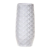 Amaranth 10-Inch Floral Care Impact Resistant Smarter Vase (White)